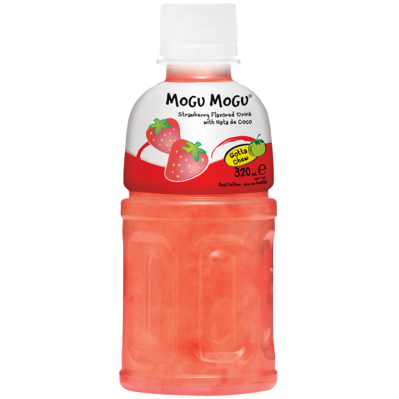 Mogu Mogu 320mL Strawberry Thai NATA DE COCO DRINK