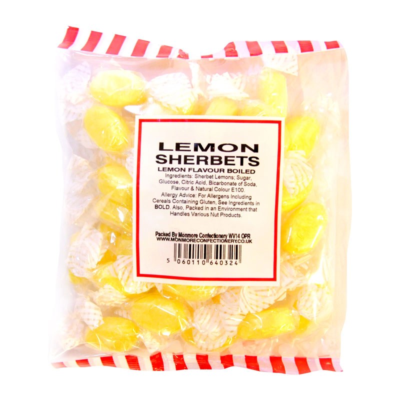 Sachets de bonbons acidulés au citron 140G