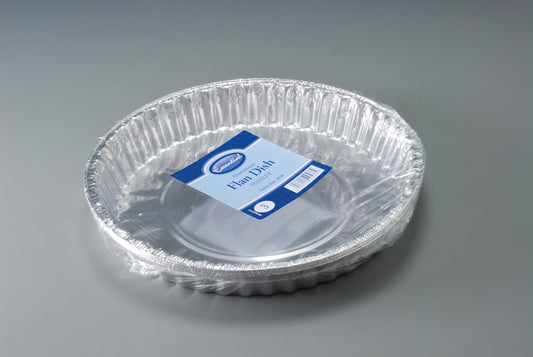 Essential FOIL EXTRA LARGE DEEP FLAN DISH PK3 29CM