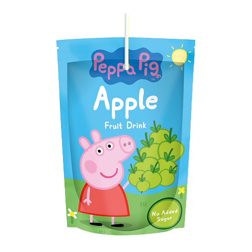 Peppa Pig Apple No Added Sugar Fruit Pouch Drink 200ml