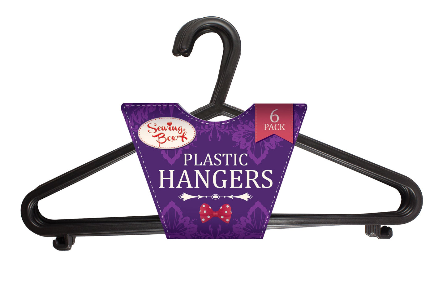 Cintres en plastique (paquet de 6)