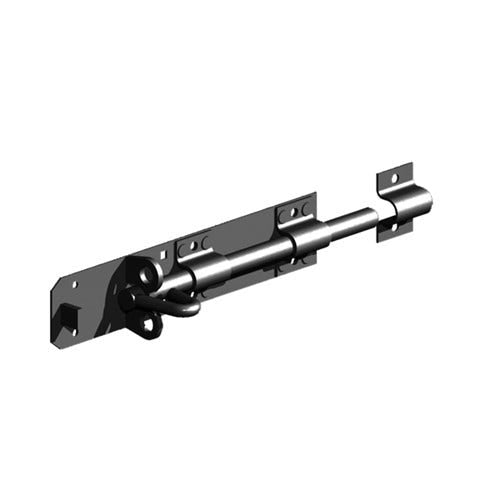 6" Pad Bolt Black With Carriage bolts