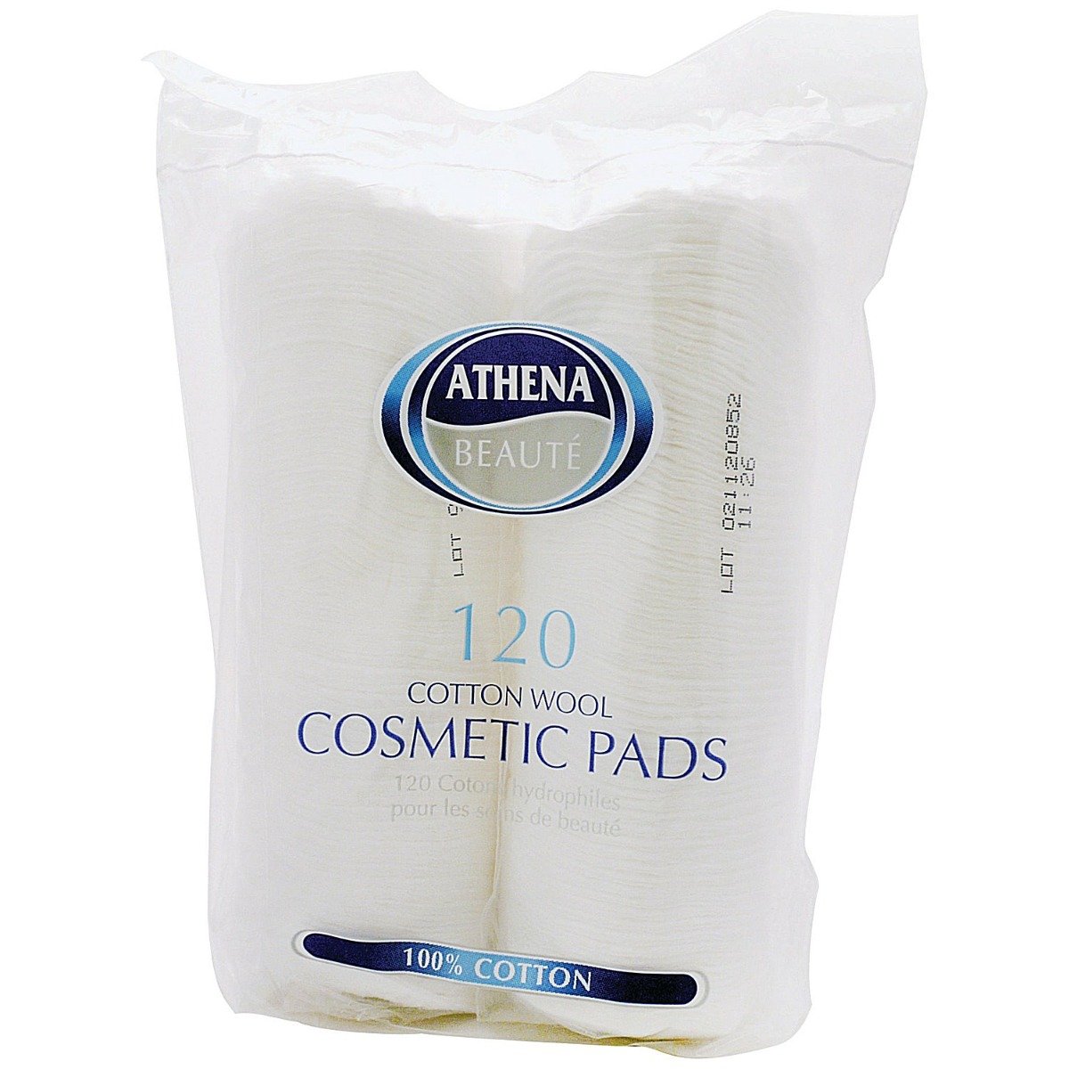 ATHENA COTTON COSMETIC PADS 120s