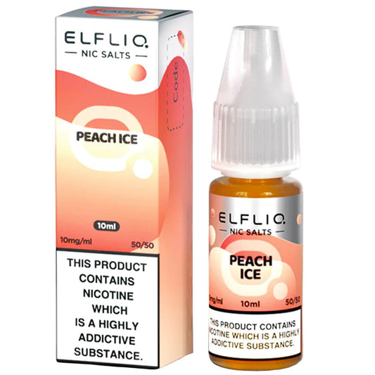 Peach ice  ELFLIQ Nic Salts 20mg 10ml