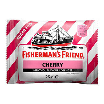 F/ Friend Lozenges 25gm Cherry S/Free Stripe