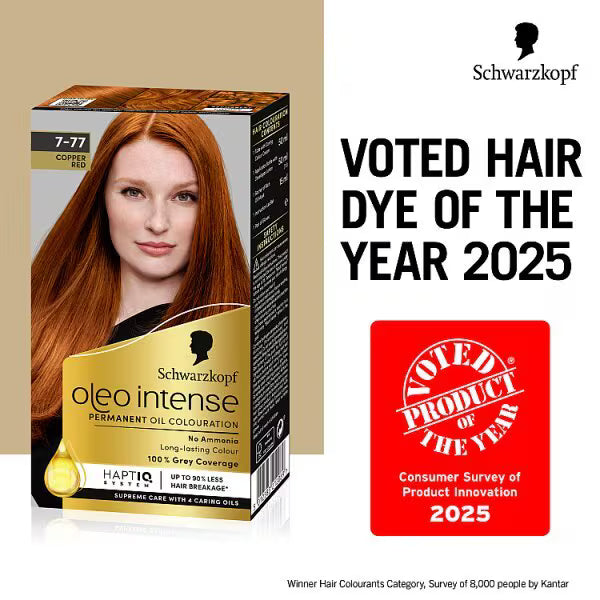 Coloration Permanente Cuivré Rouge Oleo Intense 7-77 de Schwarzkopf