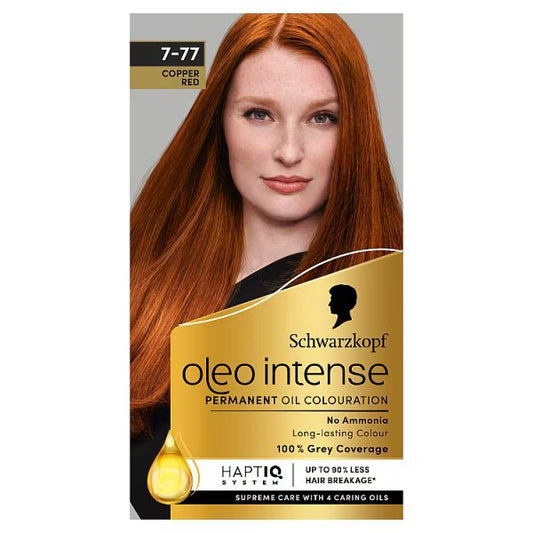 Coloration Permanente Cuivré Rouge Oleo Intense 7-77 de Schwarzkopf