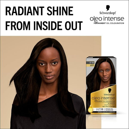 Coloration Permanente Schwarzkopf Oleo Intense Brun Noir