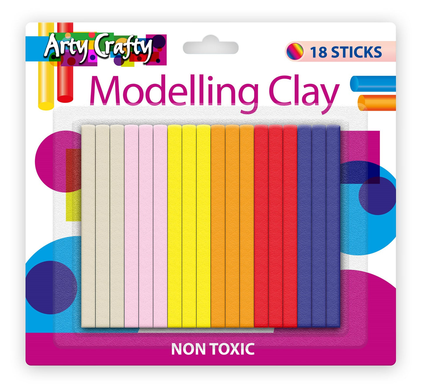 Pâte à modeler (lot de 18)
