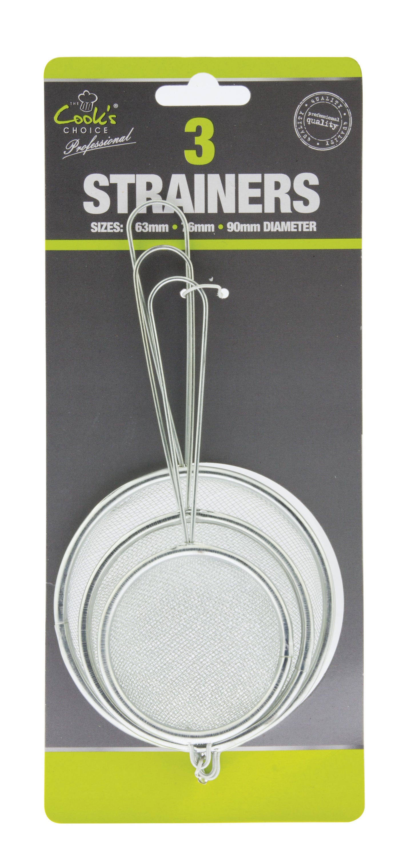 Strainers 3pk