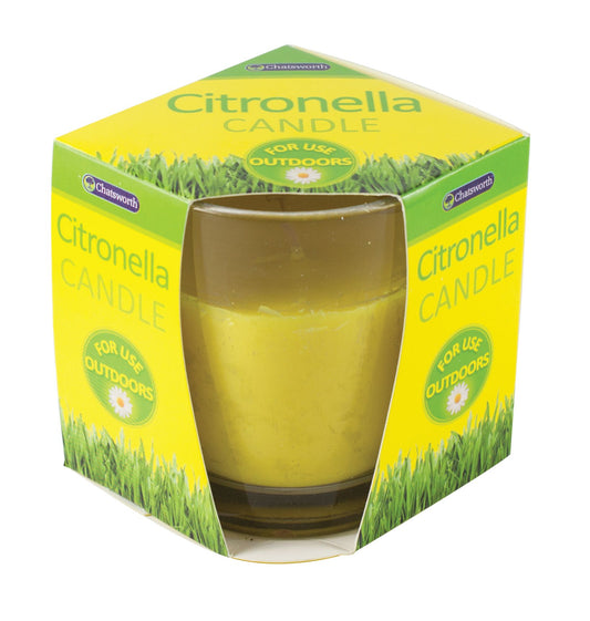 Bougie en verre Citronnelle Chatsworth