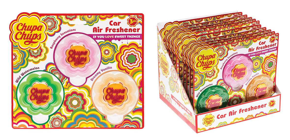 Diffuseur de voiture Chupa Chups 3 pièces