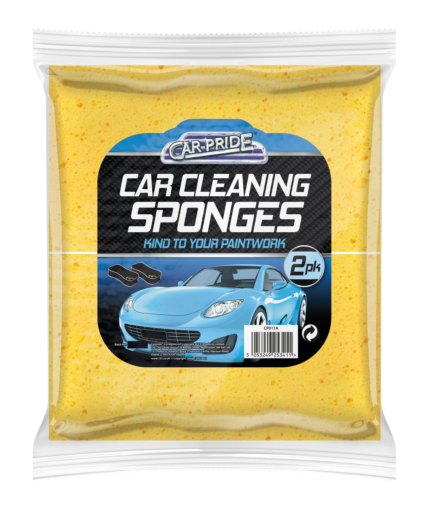 Éponges de voiture pratiques, lot de 2