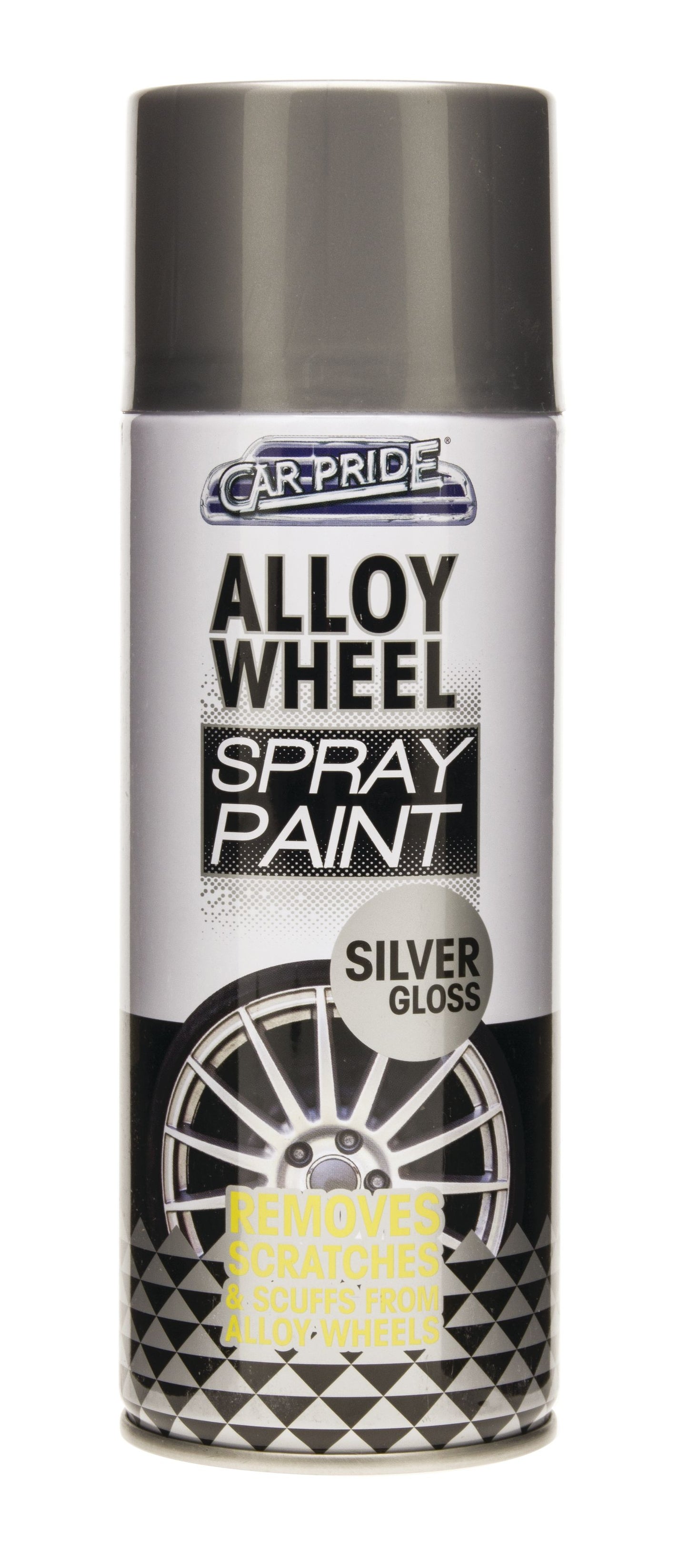 Peinture en aérosol Carpride pour jantes alliage, Argent Brillant 400ml