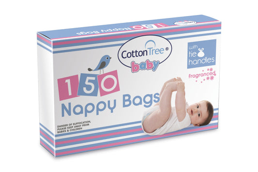 150pk Fragranced Nappy Bags