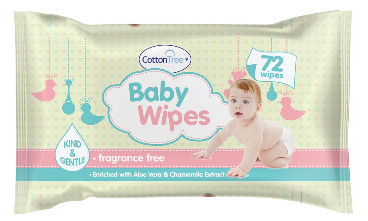 Lingettes bébé (72 unités)