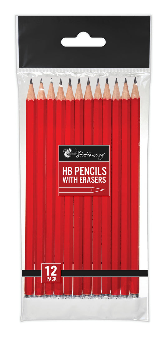 Crayons HB avec gomme