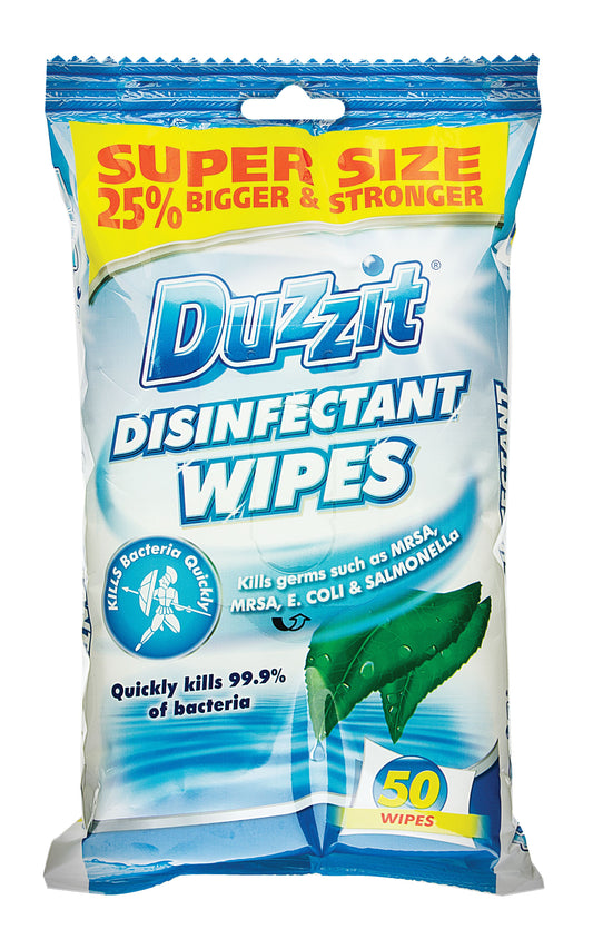 Lingettes désinfectantes, paquet de 50
