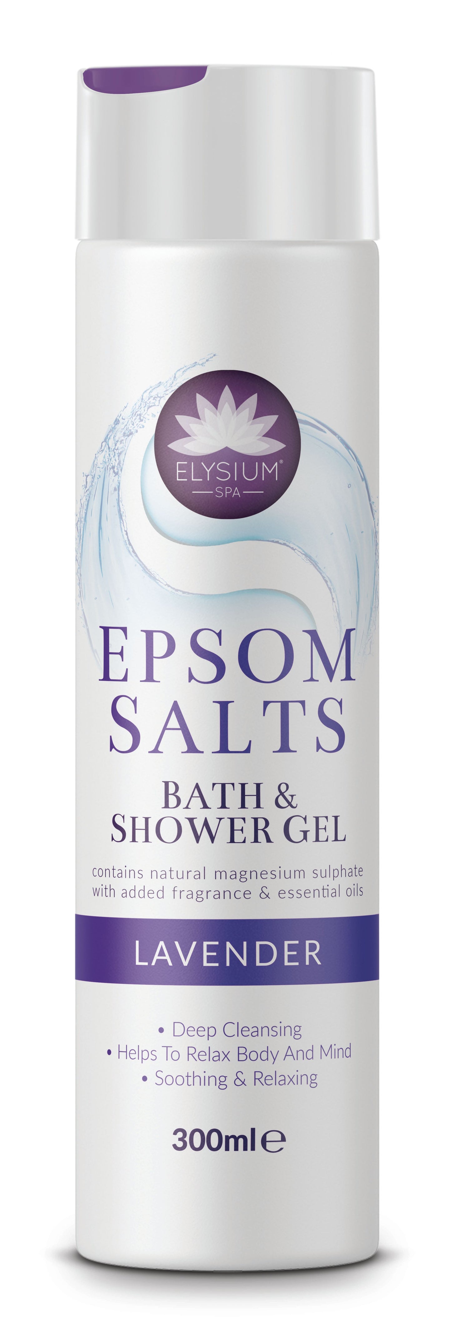 Gel Douche aux Sels d'Epsom Elysium Spa Lavande 300ml