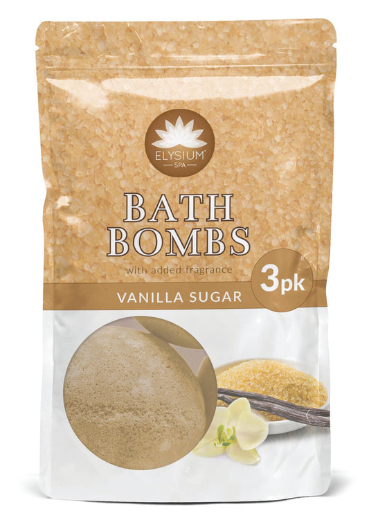 Elysium Spa Bombes de Bain Sucre Vanillé 3 X 50g
