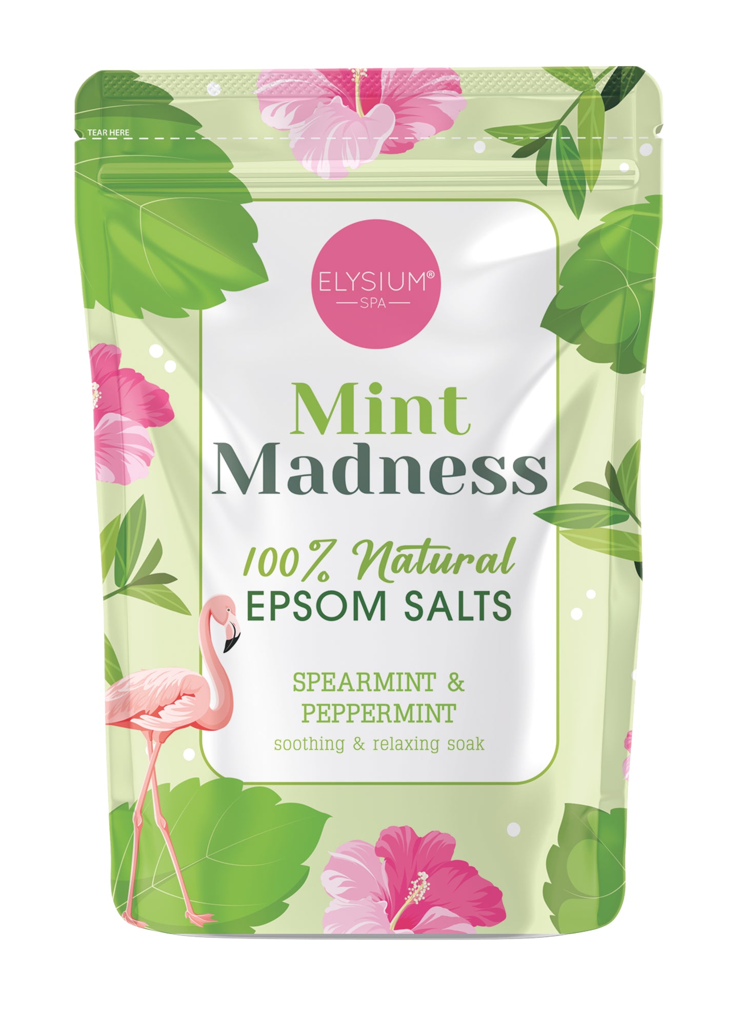 Sel d'Epsom Ely Spa Menthe Poivrée & Menthe Verte - 450g