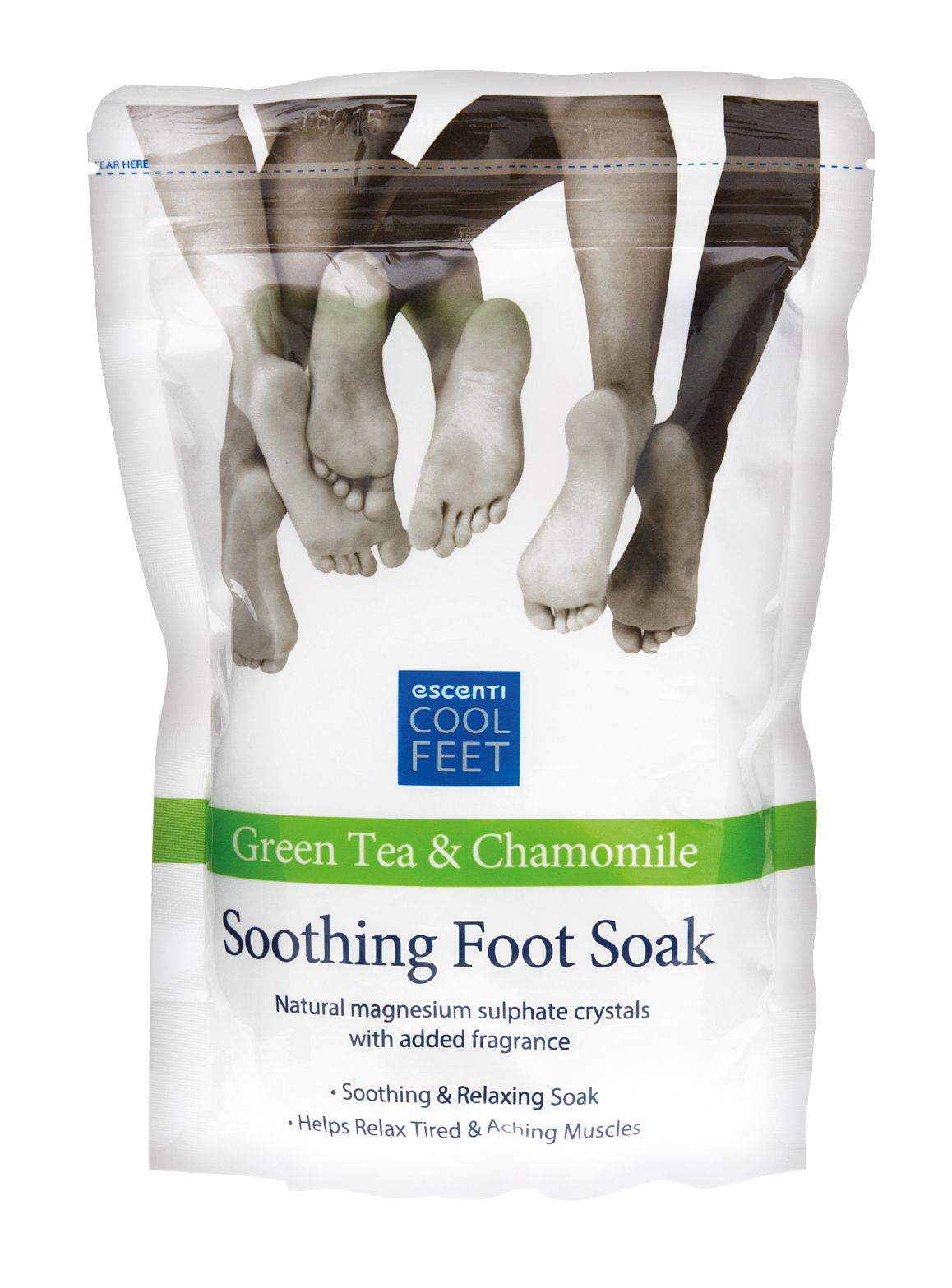 BAIN DE PIEDS THÉ VERT ESCENTI 450G L'UNITÉ