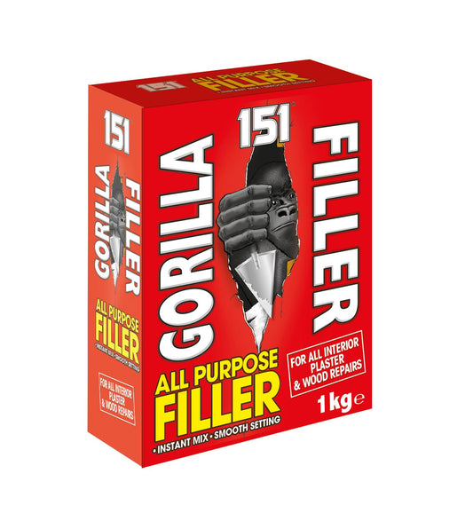 Enduit Tout Usage Gorilla Filler (en boîte) 1kg