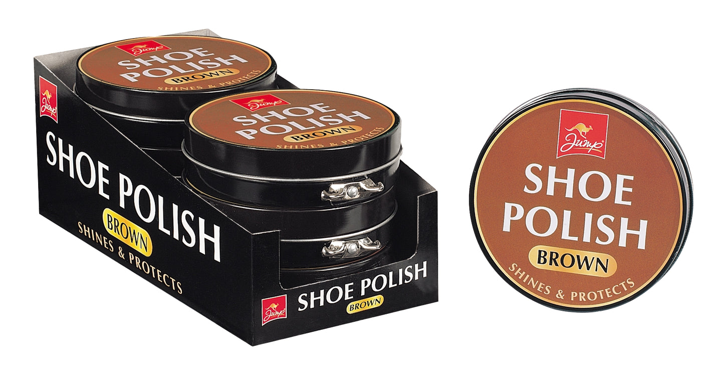 Brown Shoe Polish (Tin) 80g