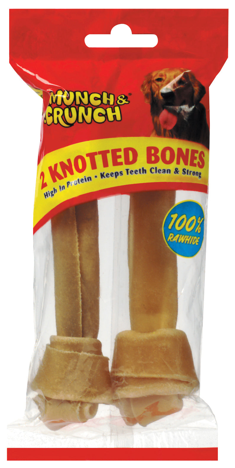 Knotted Bone 6 (Nat) 2pk"