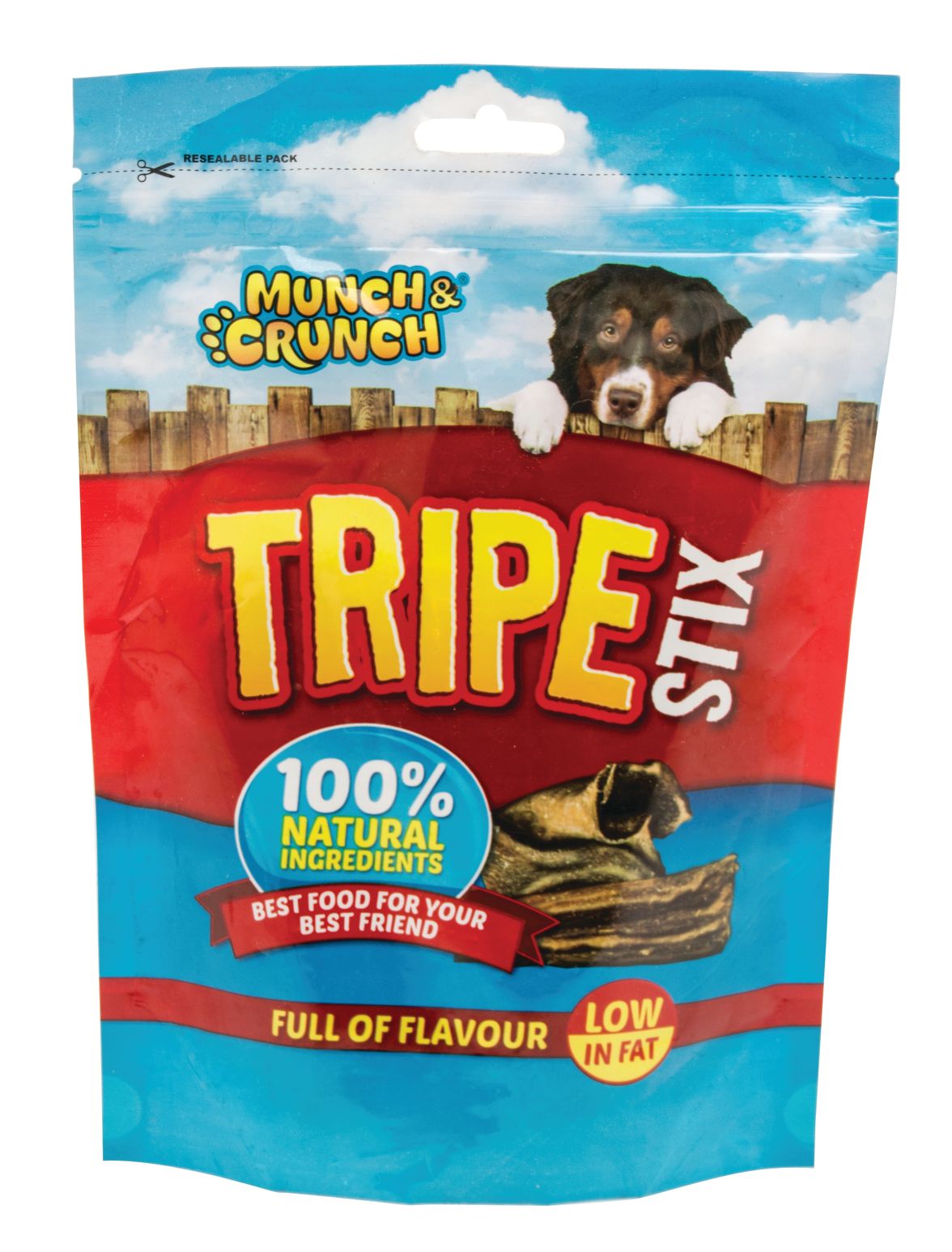 Munch & Crunch Tripe Dog Snack -100G