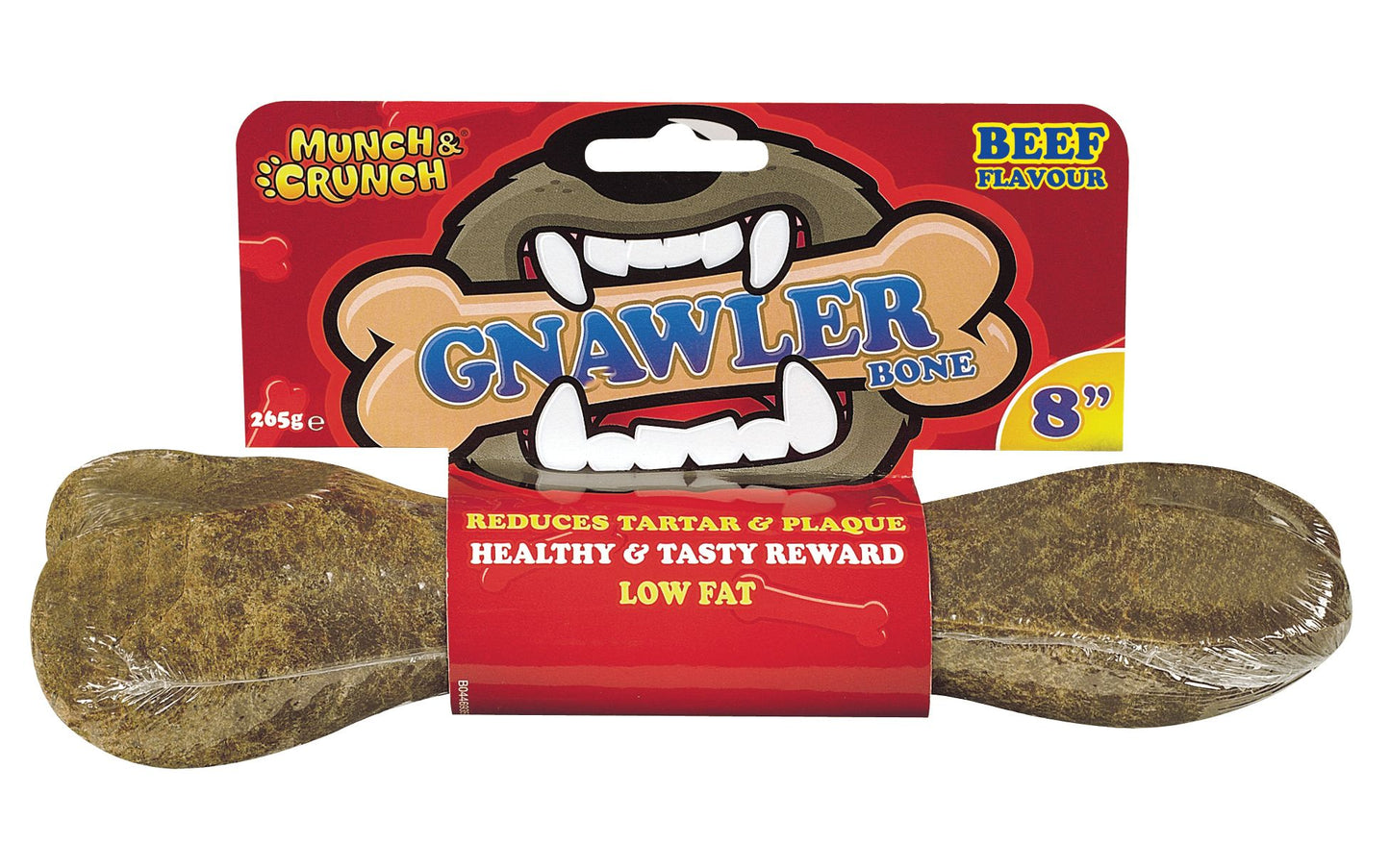 Os à mâcher Gnawler 8 saveur bœuf"