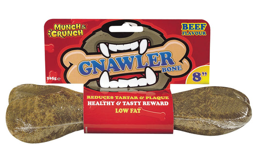 Os à mâcher Gnawler 8 saveur bœuf"