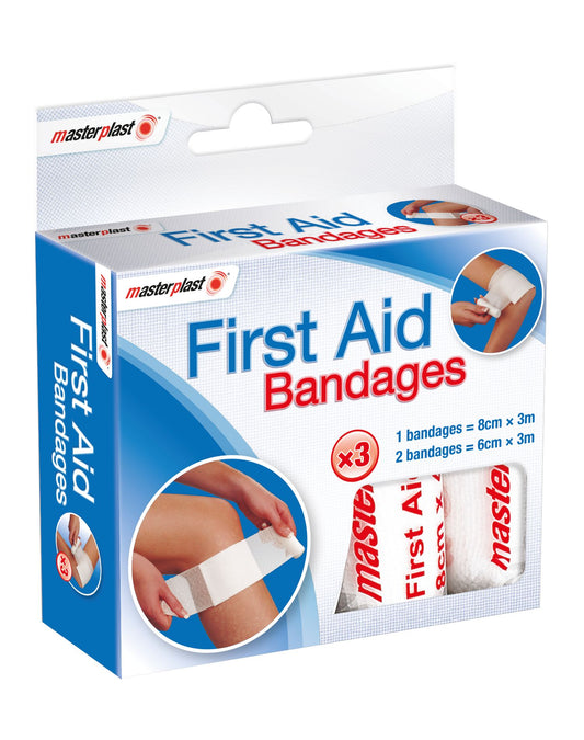 Pansements de premiers secours, lot de 3
