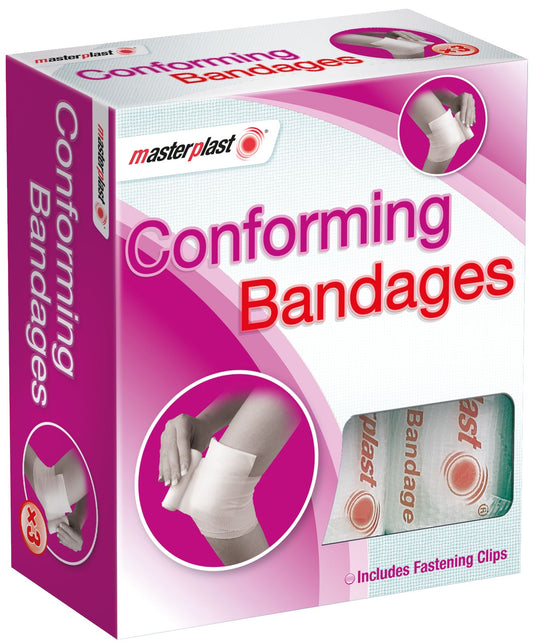 Bandes de gaze extensibles 3 unités