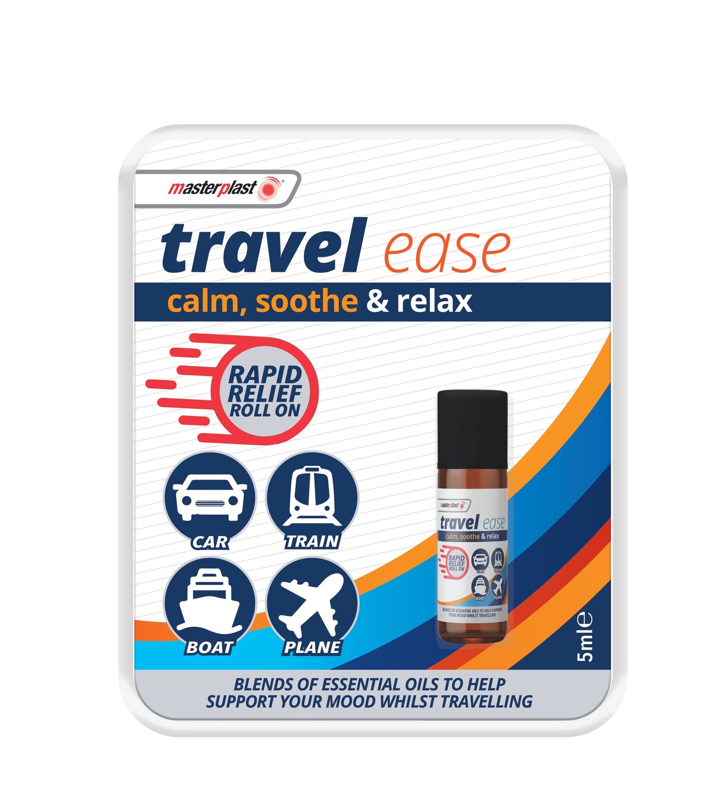 Masterplast Roller d'aromathérapie - Voyage Facile