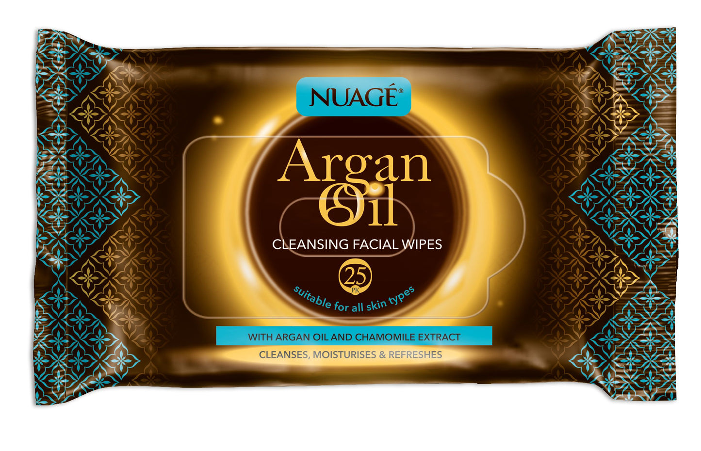 Lingettes nettoyantes pour le visage à l'huile d'argan Nuage 2 X 25 unités
