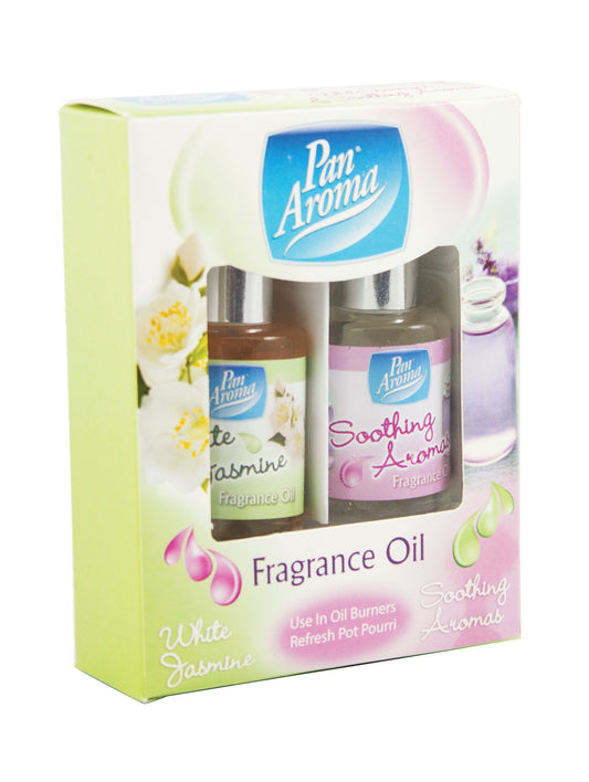 Huiles parfumées - Jasmin blanc/Apaisant (lot de 2)