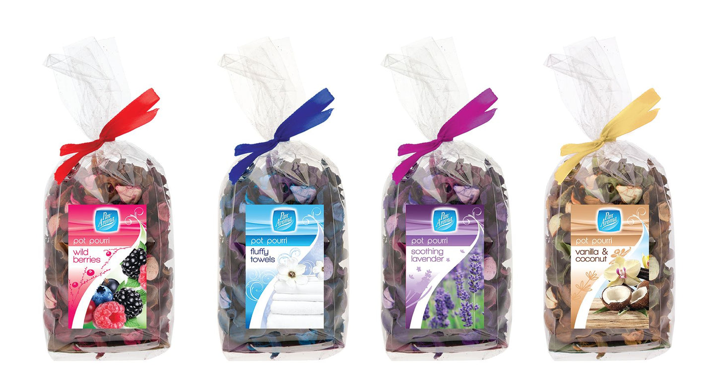 Pan Aroma Pot Pourri Assorted 180g - 4 Fragrances