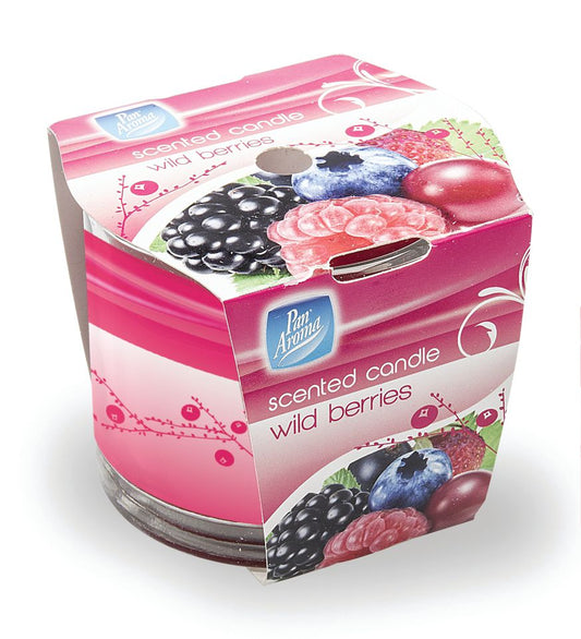 Straight Edge Sleeve Wrap Candle - Wild Berries