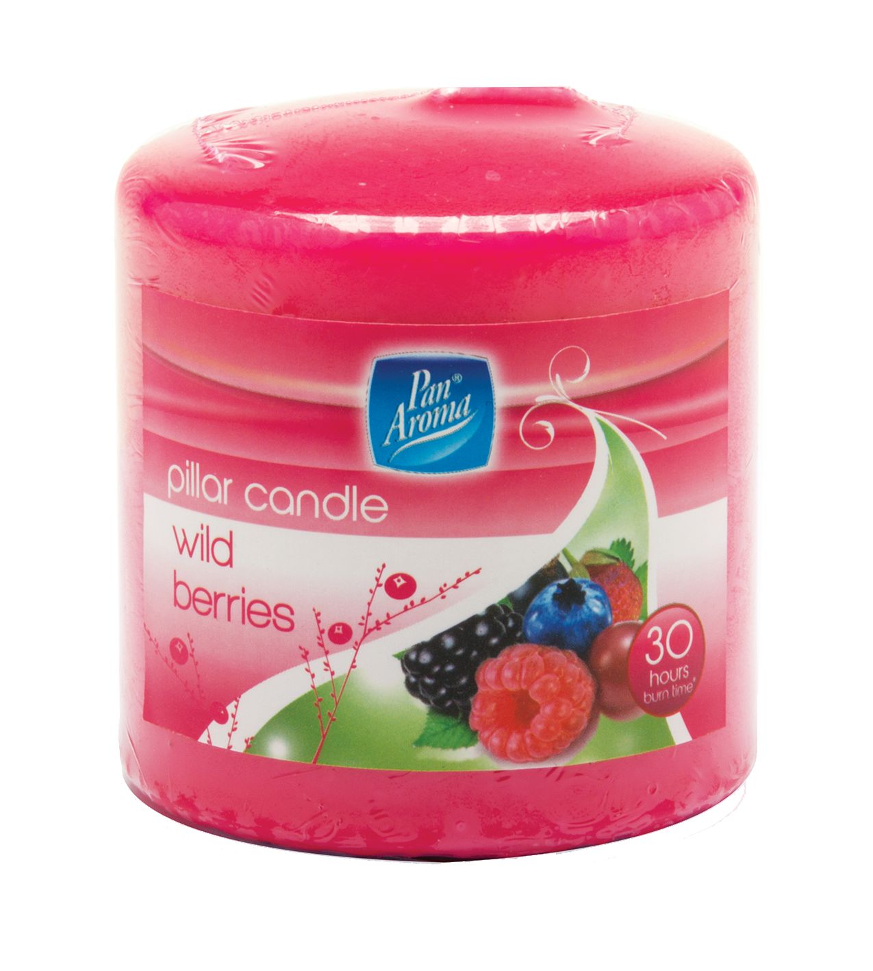 Bougie pilier - 30 heures - Baies sauvages
