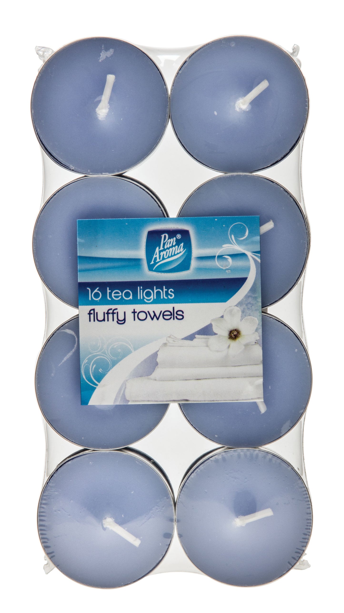Colour Tea-Lights - Fluffy Towels 16pk