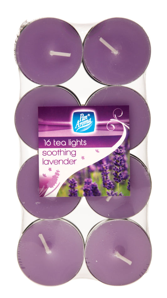 Colour Tea-Lights - Soothing Lavender 16pk