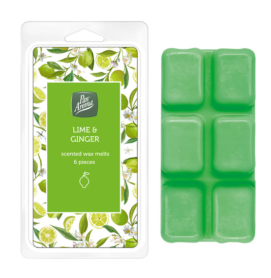 Square Wax Melts - Lime & Ginger