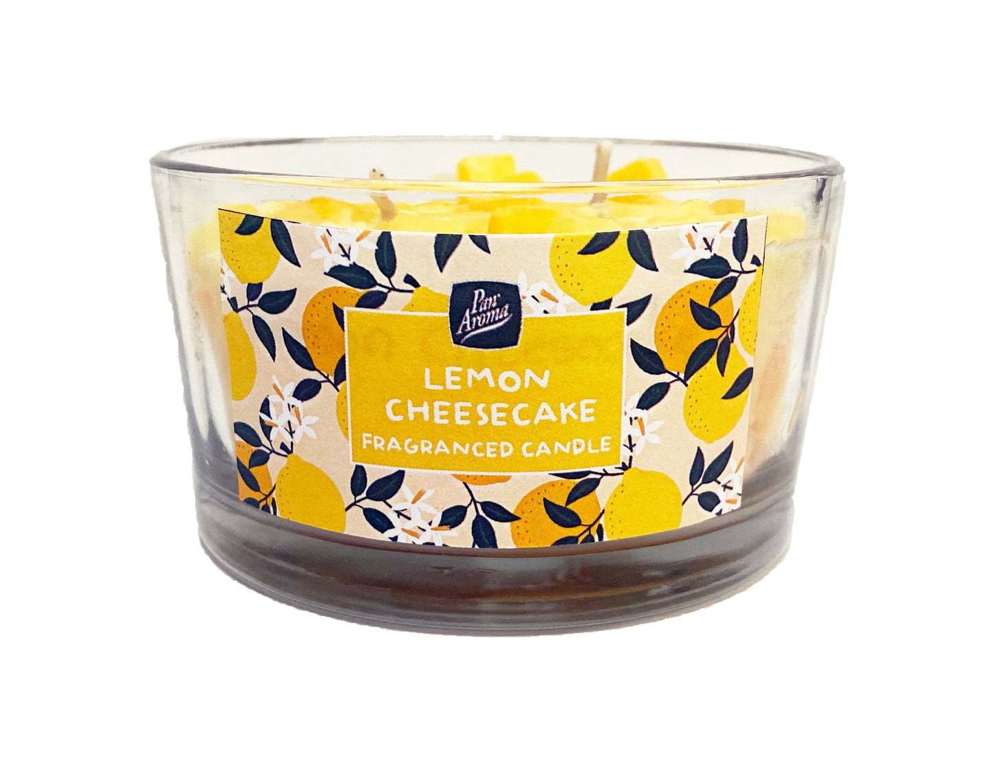 Bougie Cire Chunky - Gâteau au Fromage Citron 140g