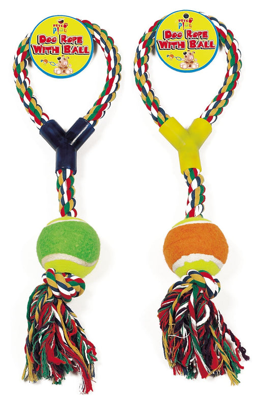 Corde à chien avec balle