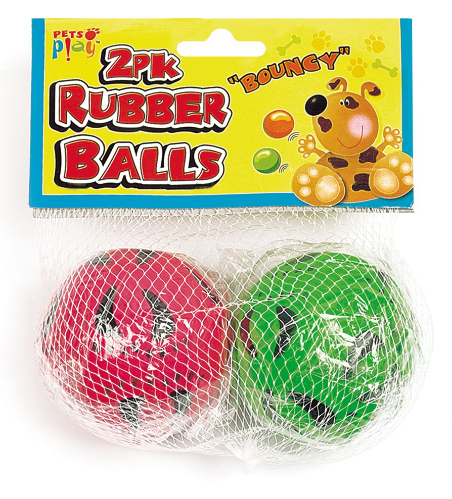Rubber Balls 2pk