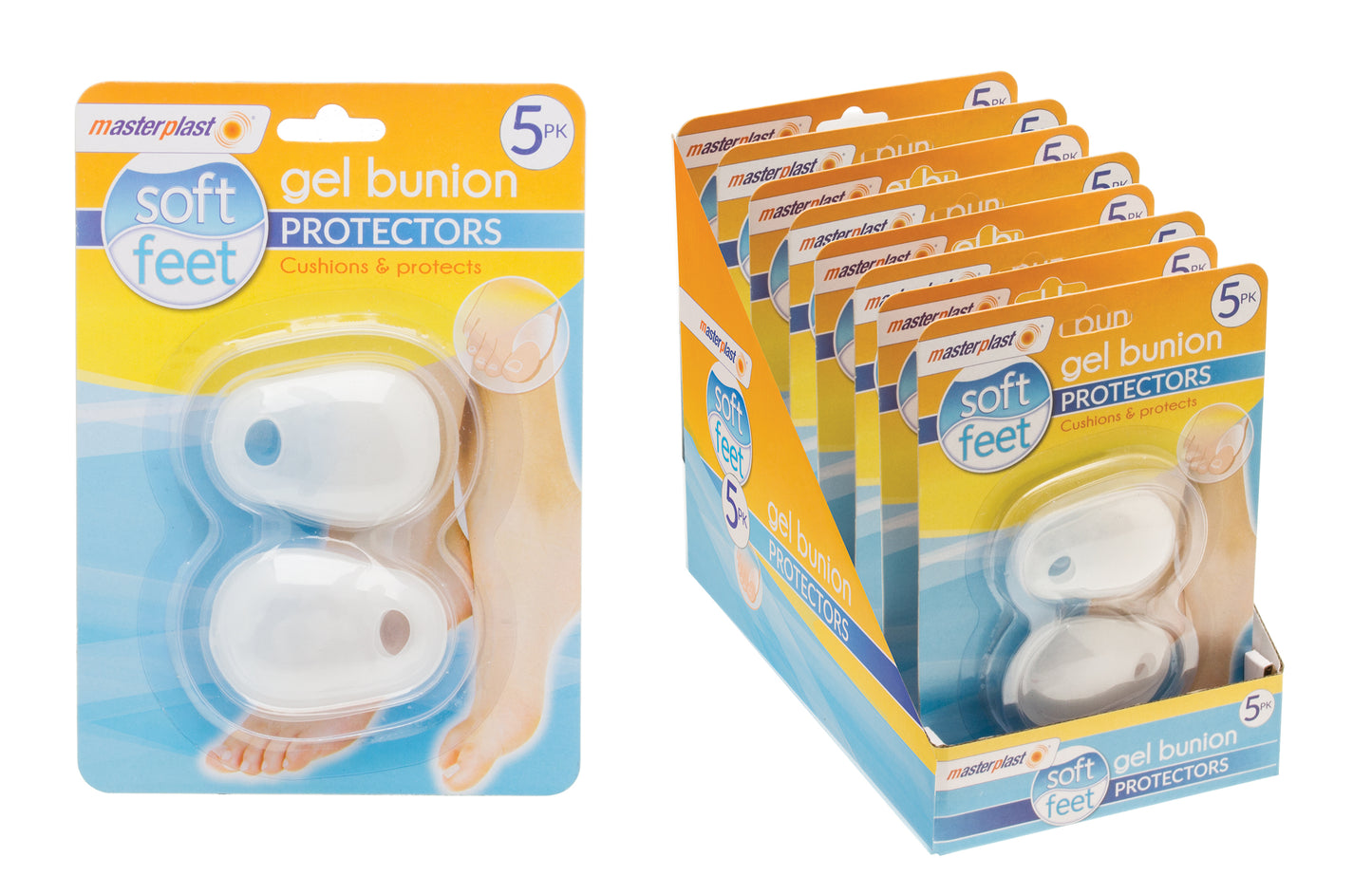 Protecteurs d'oignons en gel (paquet de 5)