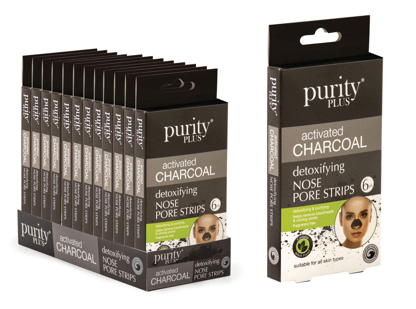 Purity Plus Bandes purifiantes au charbon