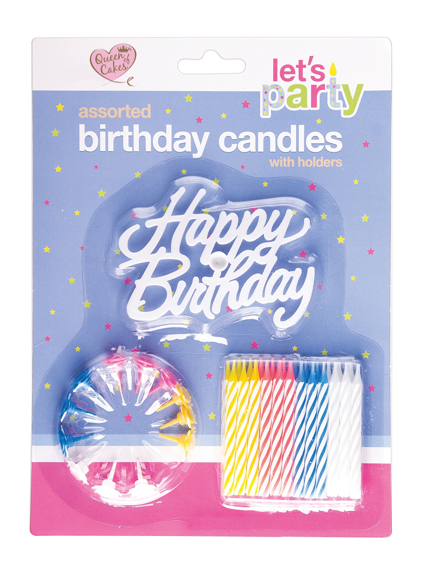 Ensemble de bougies « Joyeux Anniversaire »