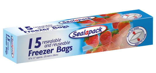 15pk Freezer Bags